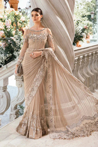 Maria B | Mbroidered Fabrics 2024 | BD-2801 - House Of Anaya