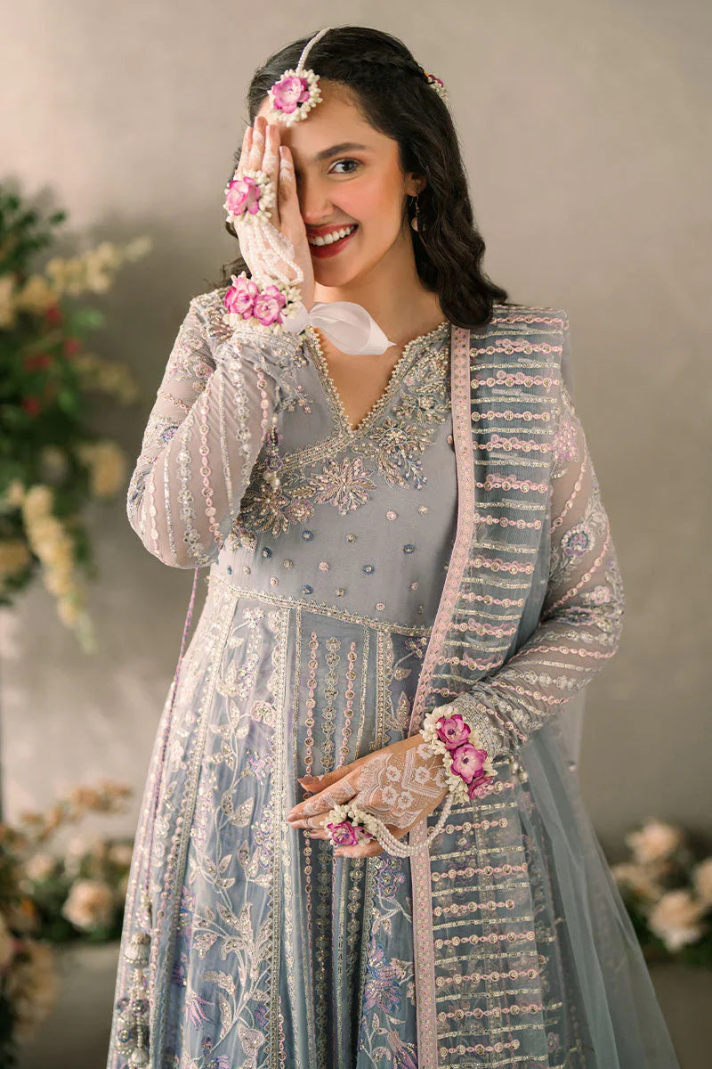 Mushq Mastani Evening Embroidered Chiffon 3Pc Suit MCH-09 EZZA