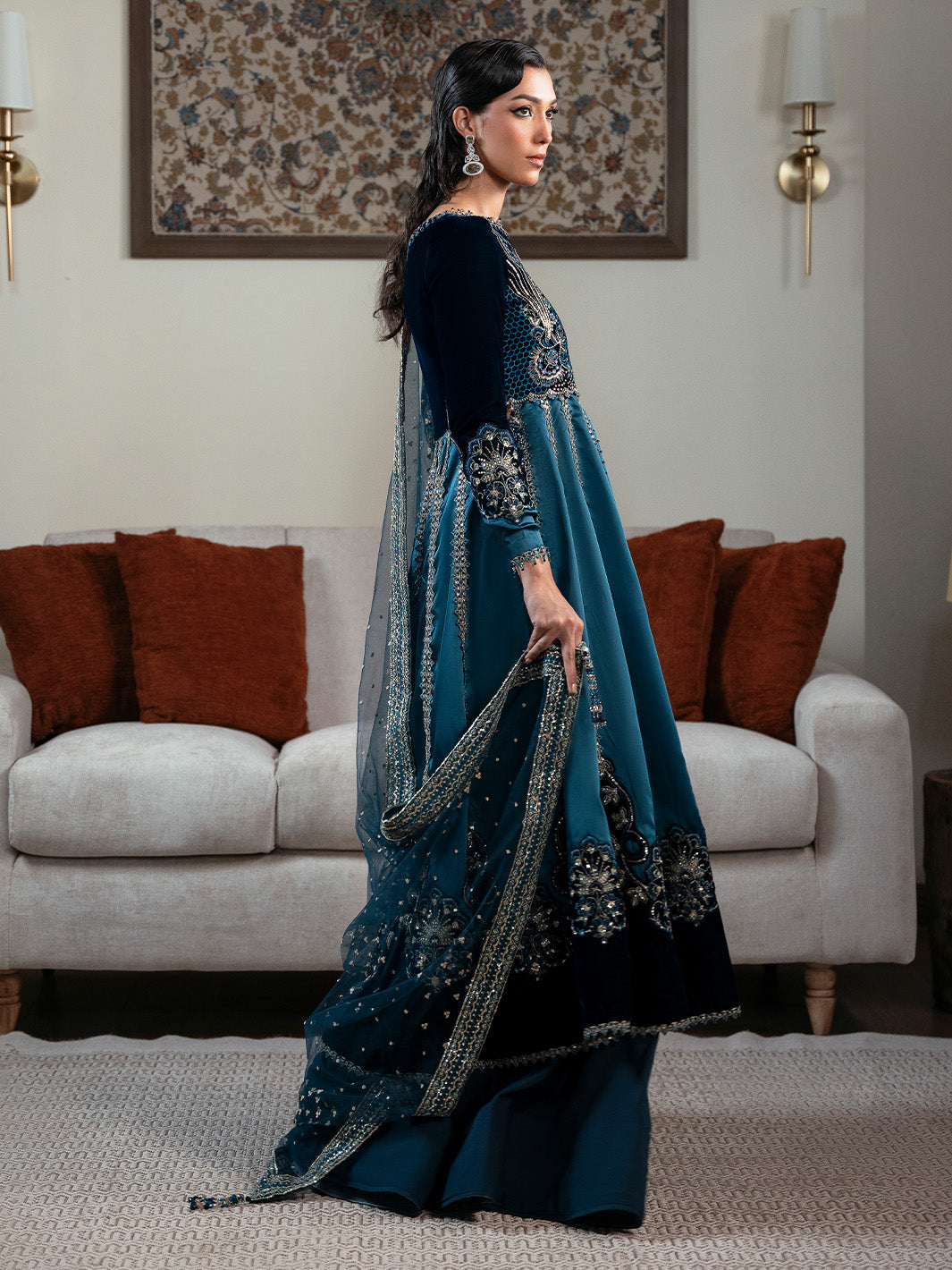 Faiza Faisal | Solene Luxury Velvets | CELESTINE