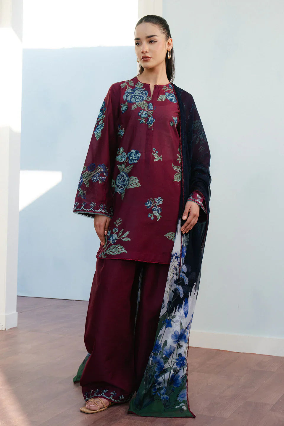 Zara Shahjahan | Coco Lawn 25 | FREYA-4B - House Of Anaya