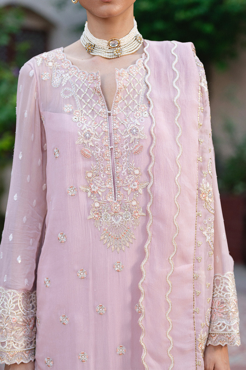 Maryum N Maria | Luxury Stitched | 3 Piece Embroiderd Chiffon GANDHALI - FSU5642