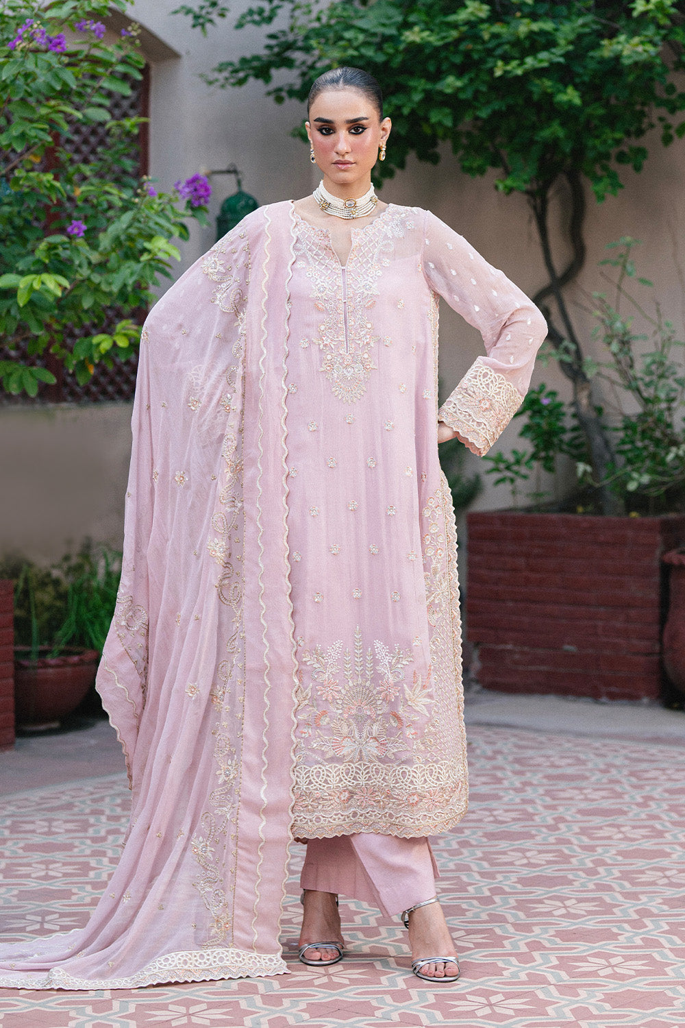 Maryum N Maria | Luxury Stitched | 3 Piece Embroiderd Chiffon GANDHALI - FSU5642