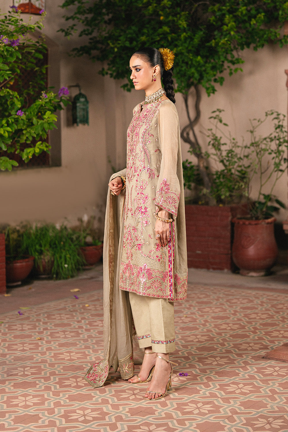Maryum N Maria | Luxury Stitched | 3 Piece Embroiderd Chiffon GANDHARIKA - FSU5643