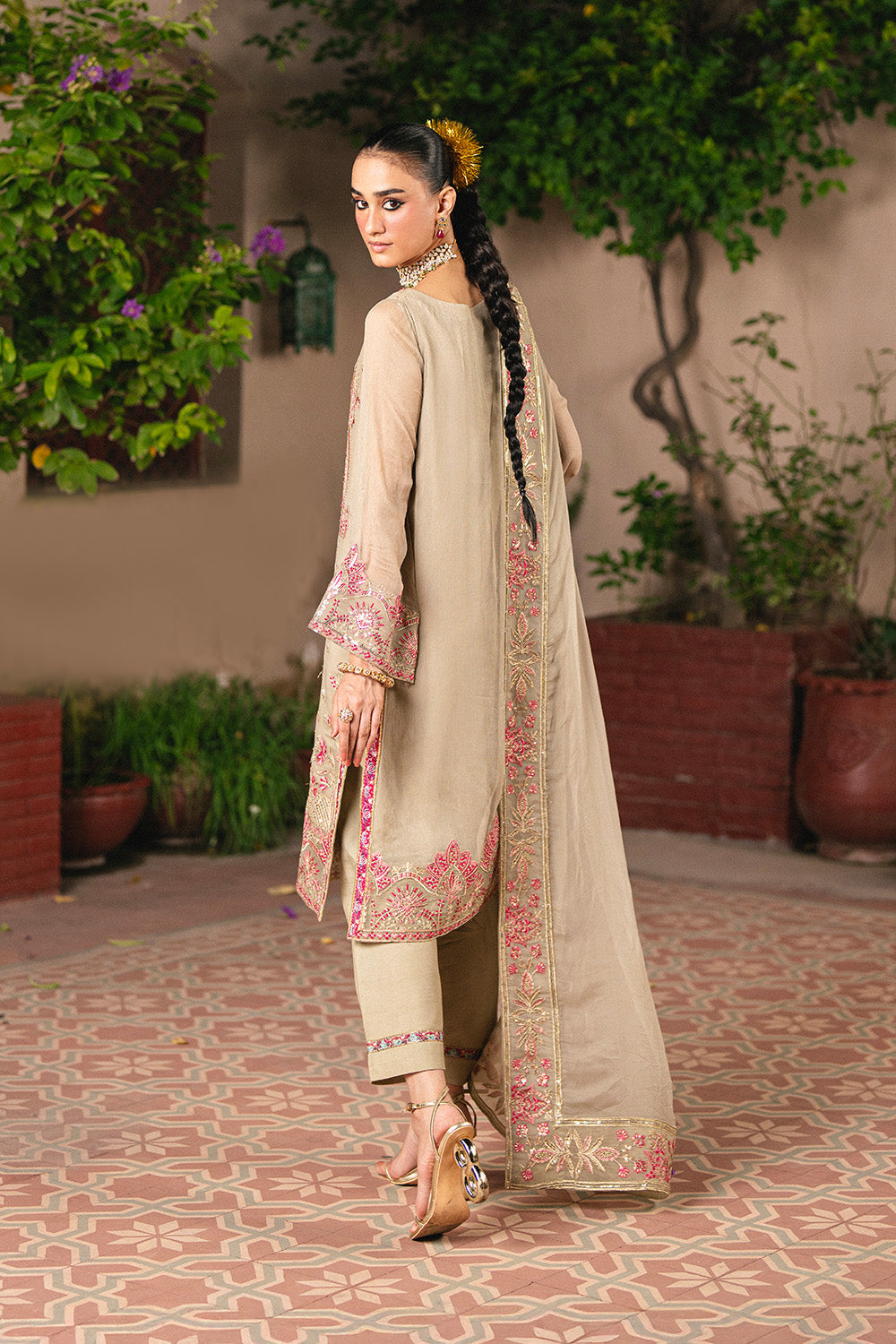 Maryum N Maria | Luxury Stitched | 3 Piece Embroiderd Chiffon GANDHARIKA - FSU5643