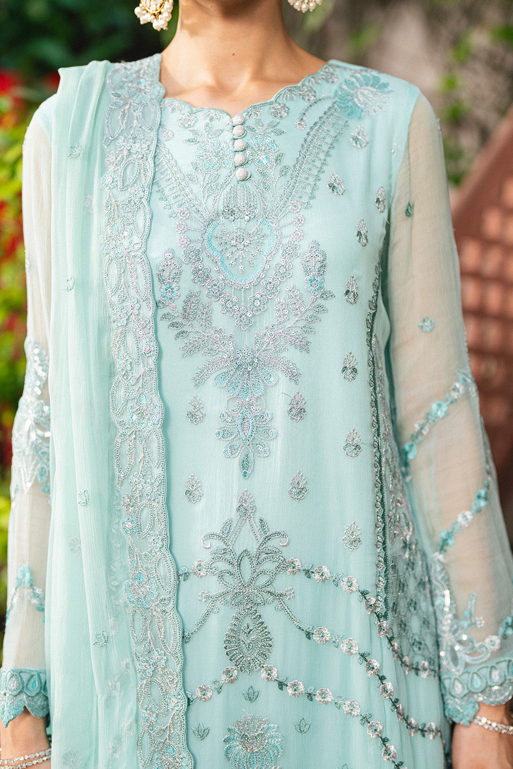 Maryum N Maria | Luxury Stitched | 3 Piece Embroiderd Chiffon GARTHIKA - FSU5646