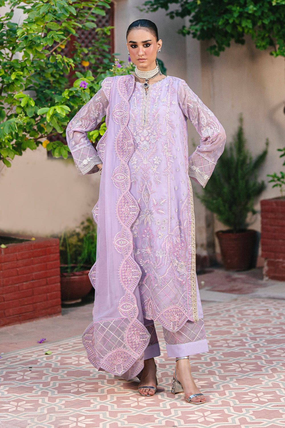 Maryum N Maria | Luxury Stitched | 3 Piece Embroiderd Chiffon GAURI - FSU5647