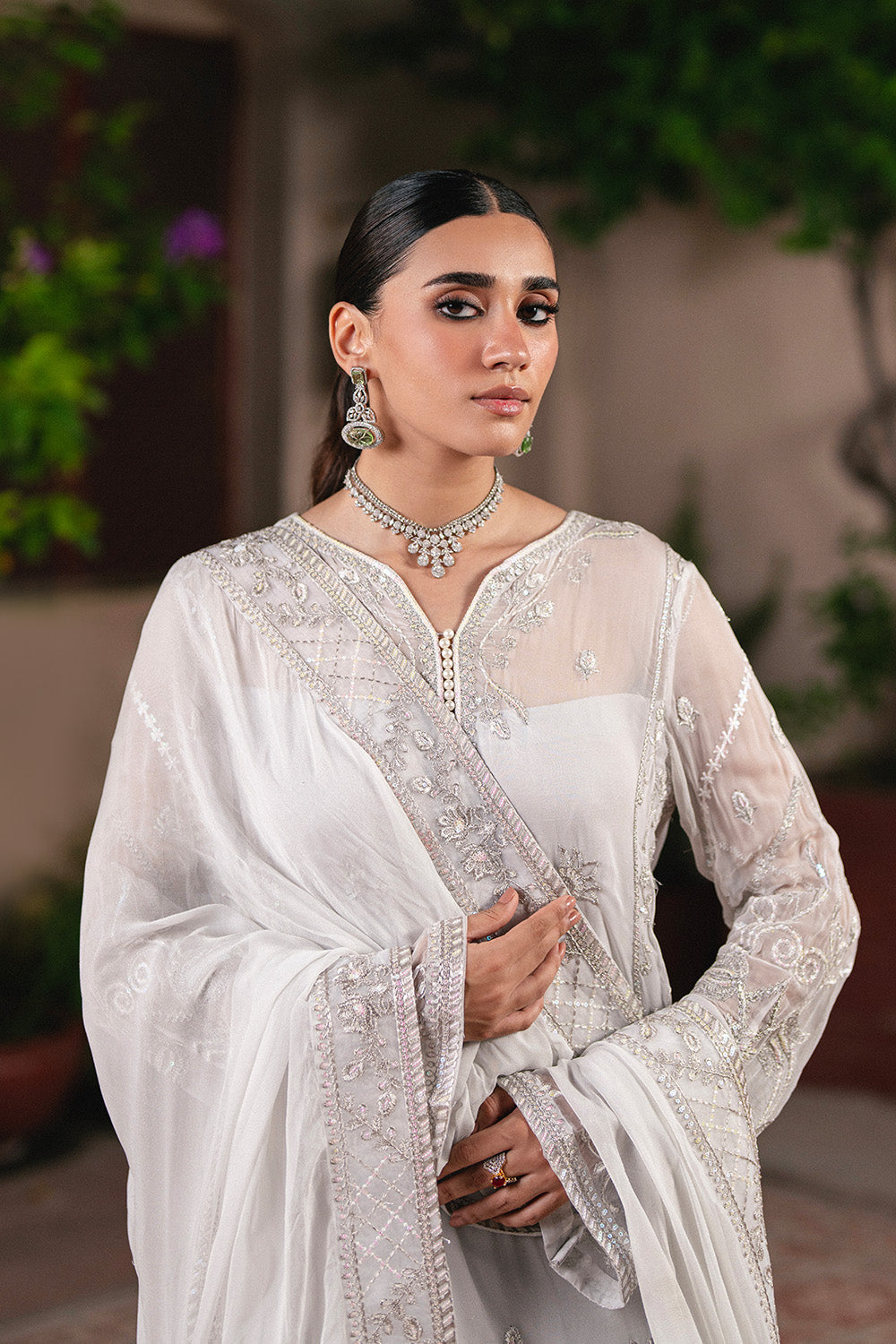 Maryum N Maria | Luxury Stitched | 3 Piece Embroidered Chiffon FAINA - FSU5656