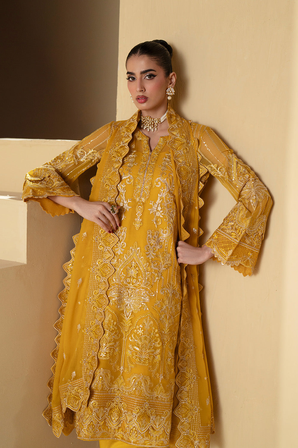 Maryum N Maria | Luxury Stitched | 3 Piece Embroiderd Chiffon ANIPPE - FSU5660