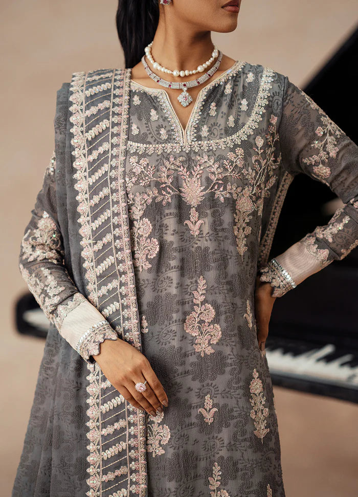 Maryum N Maria | Mehrun | 3 Piece Embroidered Chiffon DARYA - FSU5613