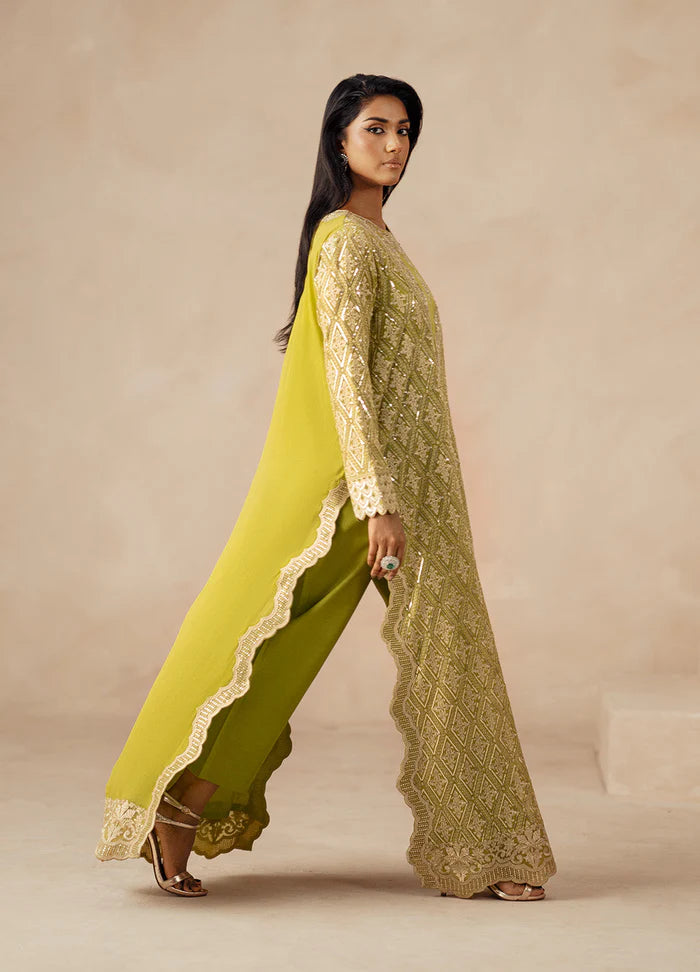 Maryum N Maria | Mehrun | 3 Piece Embroidered Chiffon SYRA - FSU5617