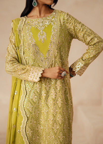 Maryum N Maria | Mehrun | 3 Piece Embroidered Chiffon SYRA - FSU5617