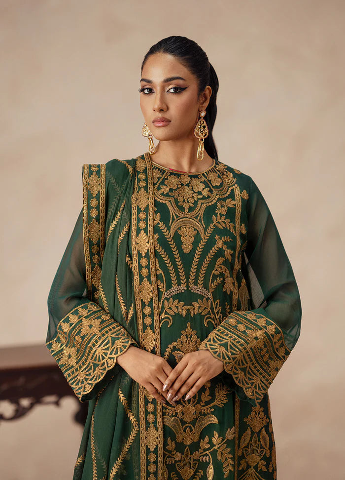 Maryum N Maria | Mehrun | 3 Piece Embroidered Chiffon JASMINE - FSU5618