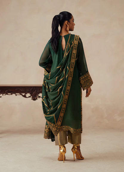 Maryum N Maria | Mehrun | 3 Piece Embroidered Chiffon JASMINE - FSU5618
