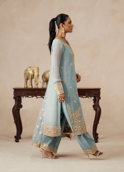 Maryum N Maria | Mehrun | 3 Piece Embroidered Chiffon AZITA - FSU5619