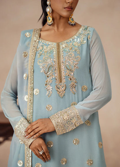 Maryum N Maria | Mehrun | 3 Piece Embroidered Chiffon AZITA - FSU5619
