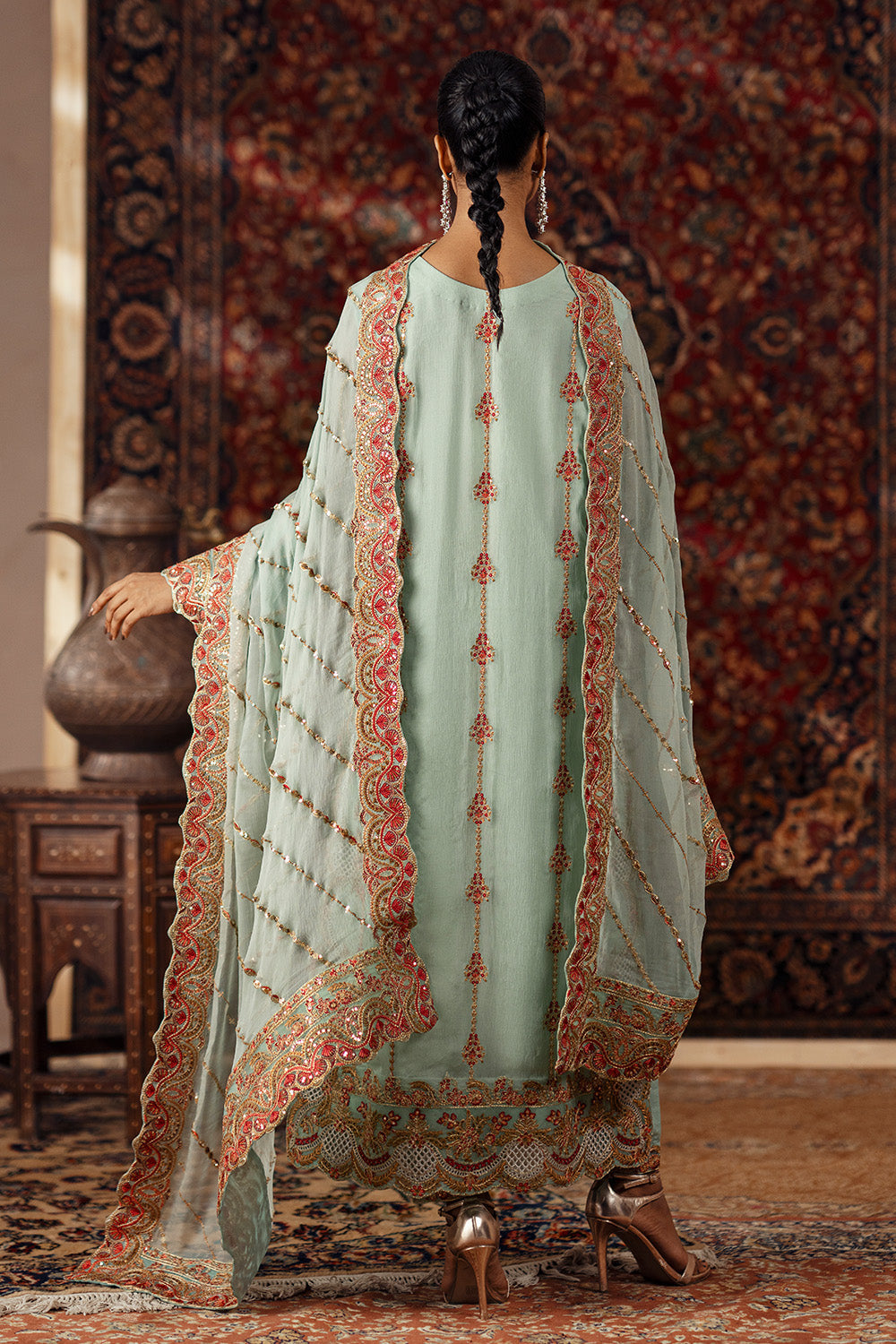 Maryum N Maria | Luxury Stitched | 3 Piece Embroidered Chiffon AVITAL - FSU5638