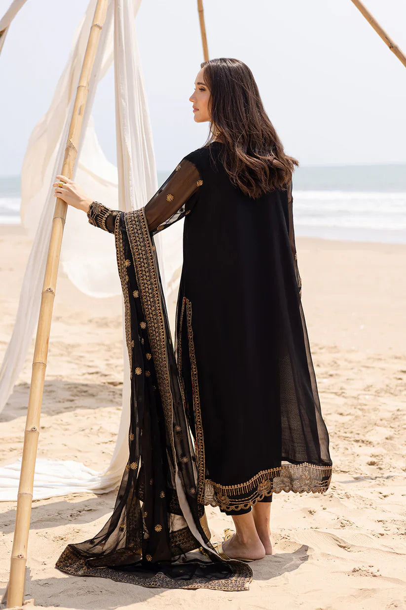 Freesia premium | Zyra | 3 Piece Embroirdered Chiffon Ananya - FW40053