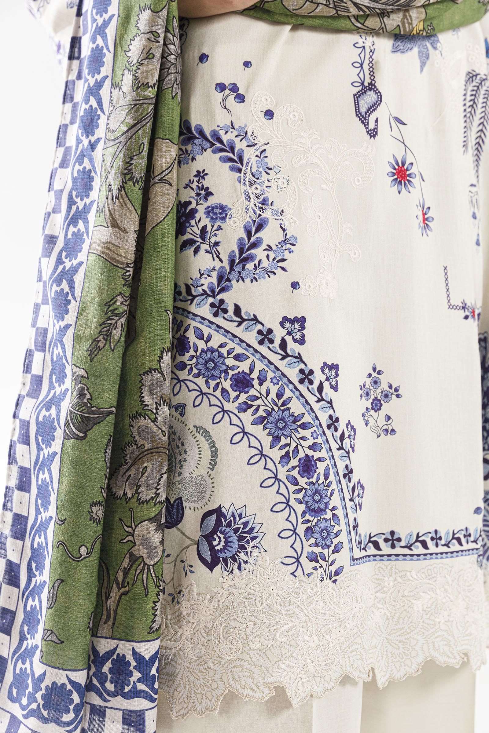 Sana Safinaz | Luxury Pret | Muzlin Linen Suit FW25MUZ020BP3