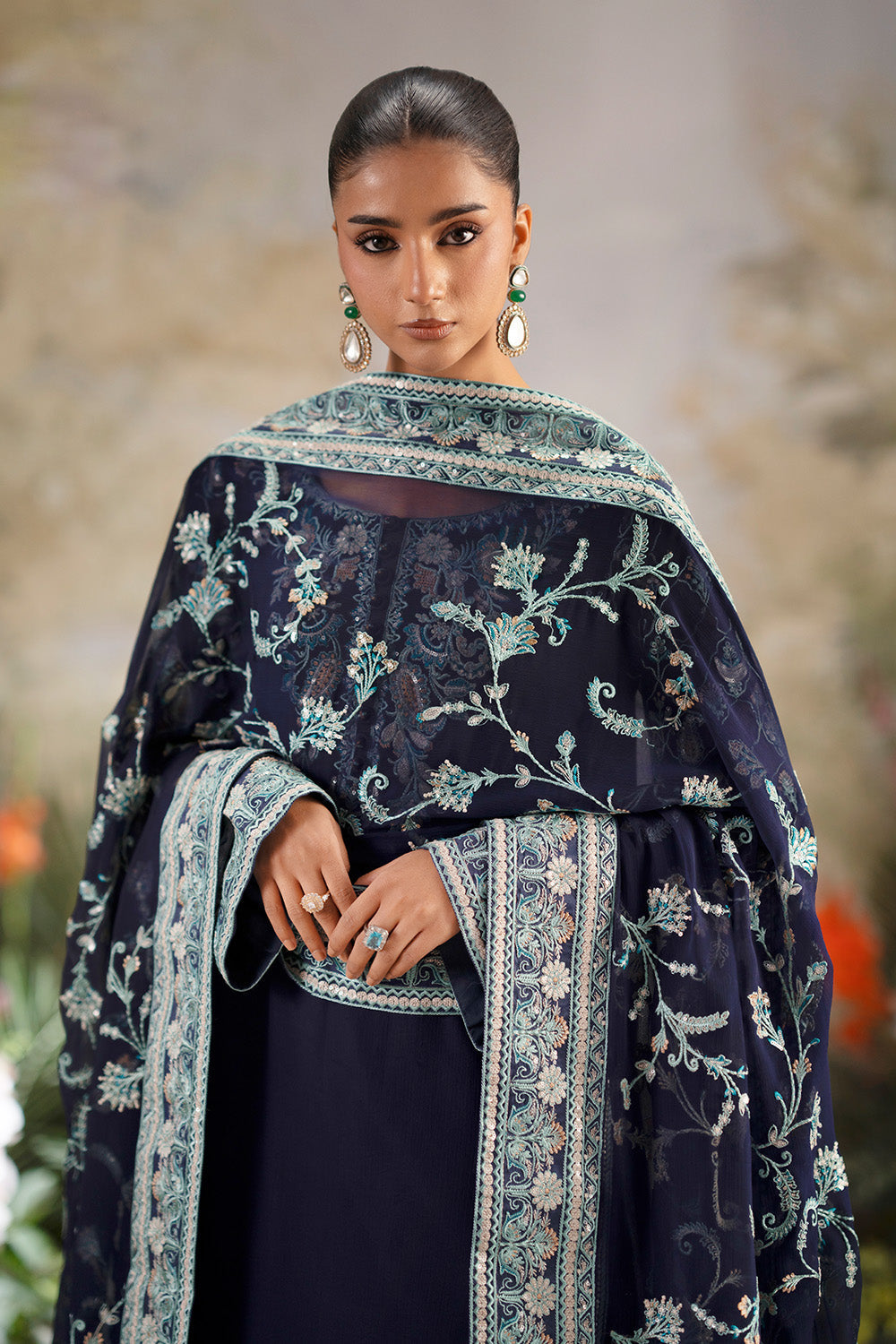 Maryum N Maria | Luxury Stitched | 3-Piece-Embroiderd-Chiffon OJASWINI - FWU5691