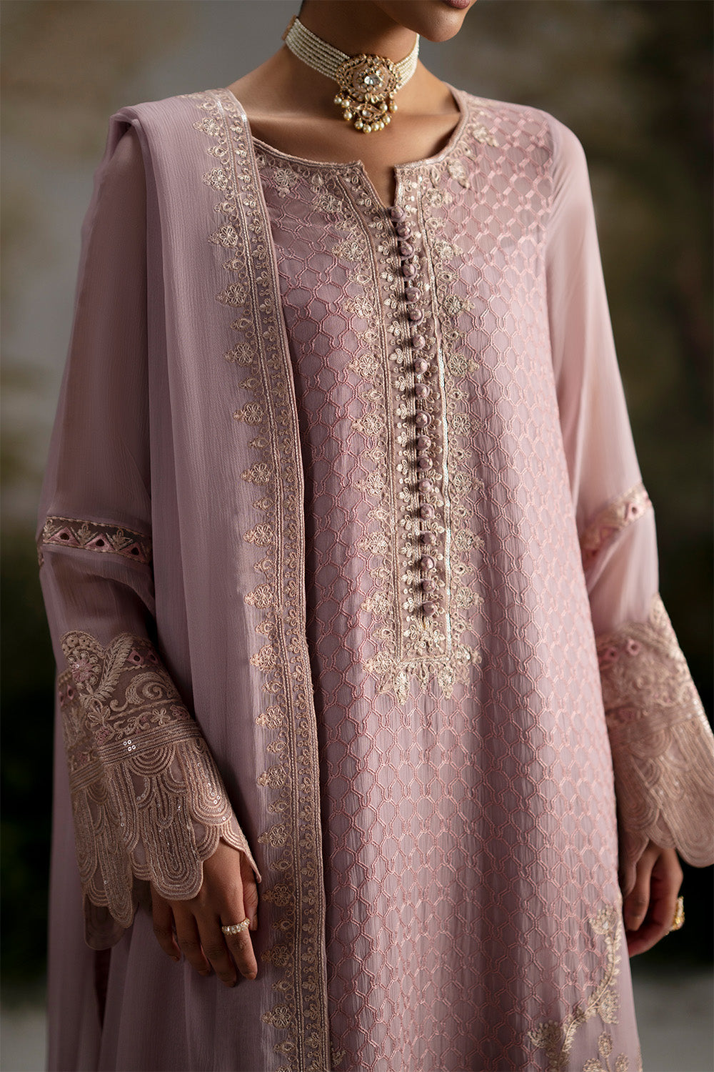 Maryum N Maria | Luxury Stitched | 3-Piece-Embroiderd-Chiffon OLIMANI - FWU5695