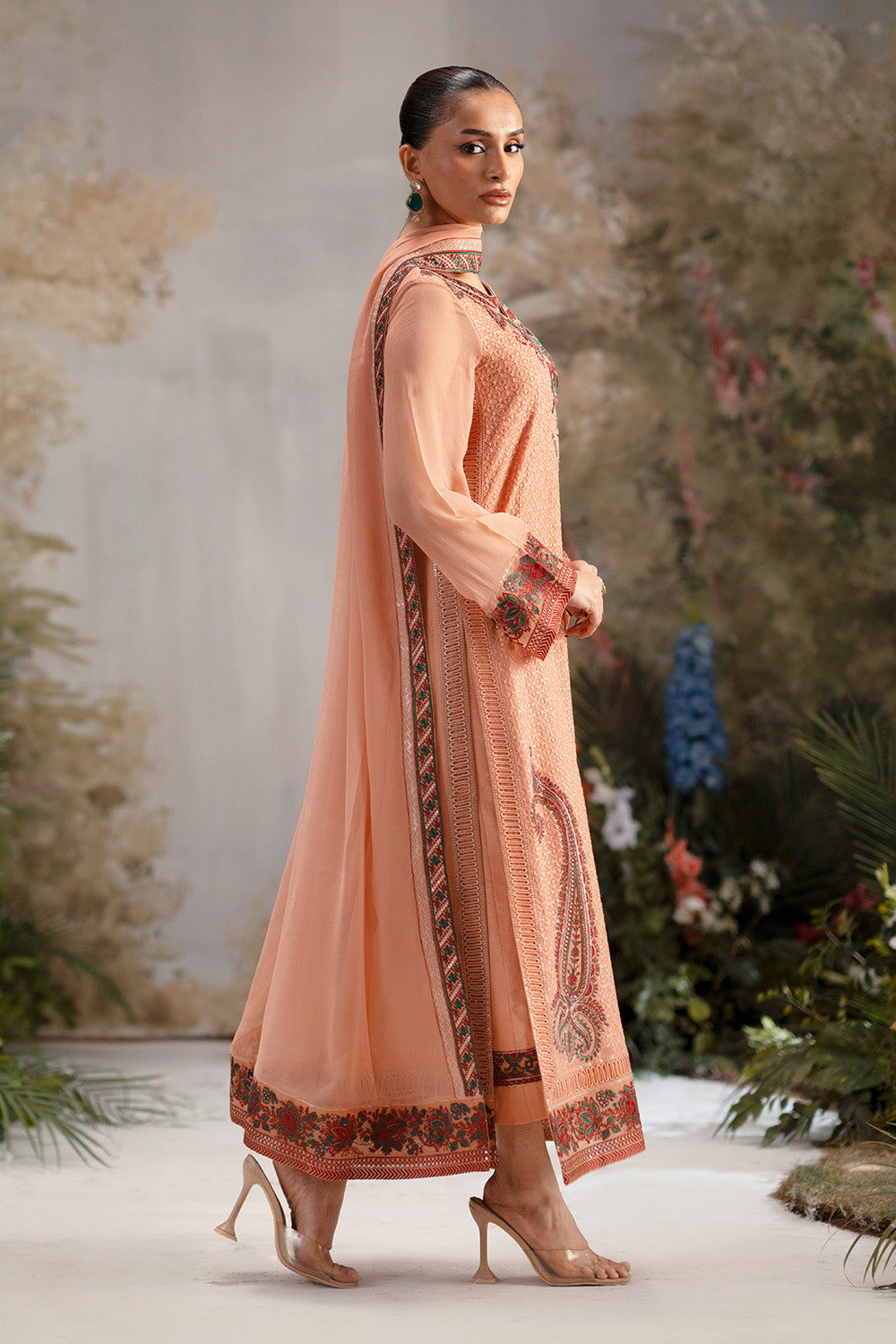 Maryum N Maria | Luxury Stitched | 3-Piece-Embroiderd-Chiffon OMISHA - FWU5697