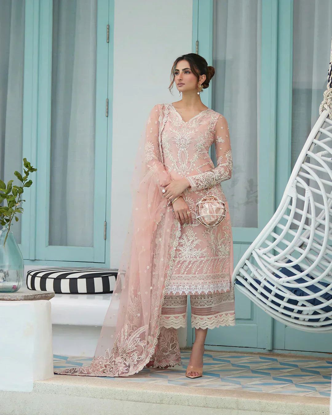 Faiza Saqlain | Liliana Luxury Lawn 24 | Valetta - House Of Anaya