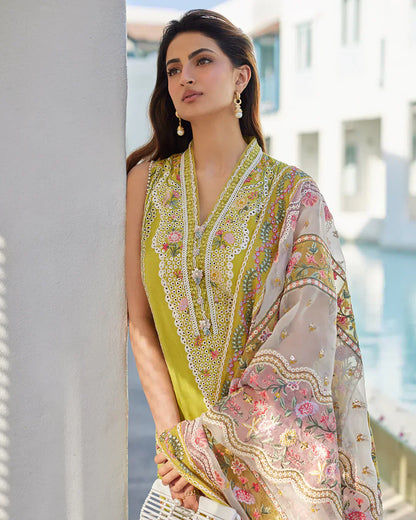 Faiza Saqlain | Liliana Luxury Lawn 24 | Estera - House Of Anaya