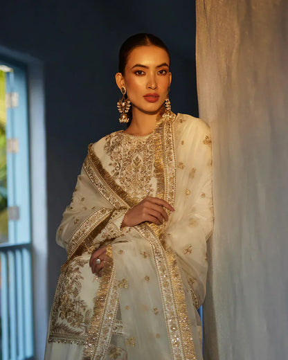 Faiza Saqlain | Liliana Luxury Lawn 24 | Mirhana - House Of Anaya