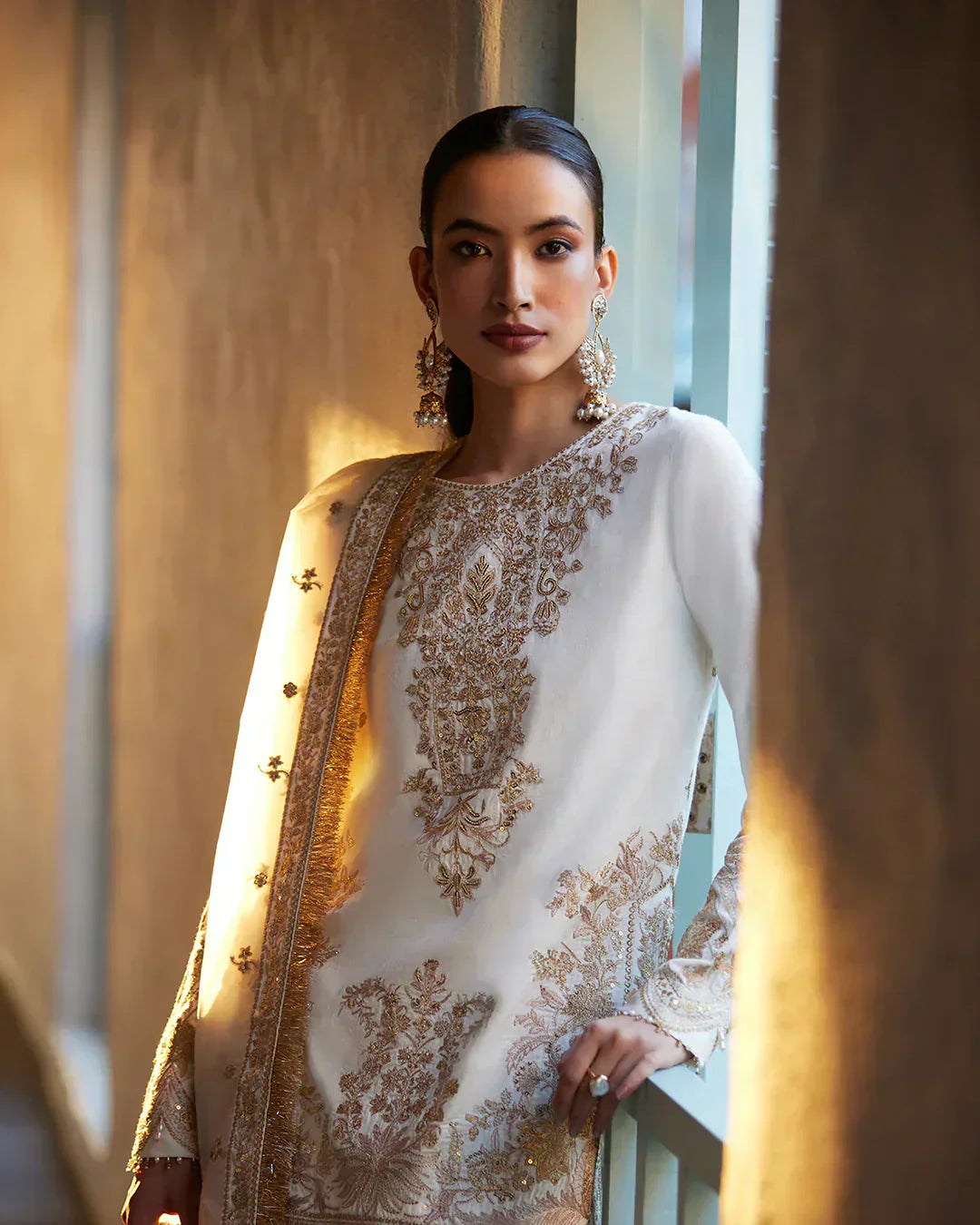 Faiza Saqlain | Liliana Luxury Lawn 24 | Mirhana - House Of Anaya