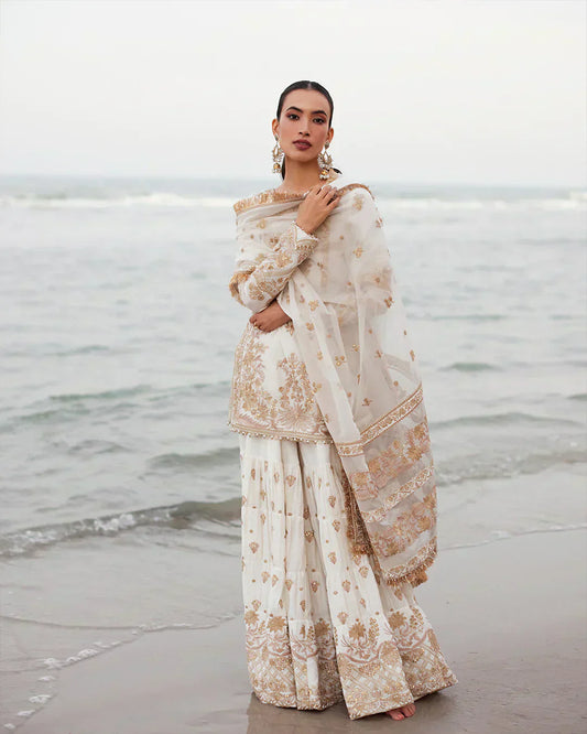Faiza Saqlain | Liliana Luxury Lawn 24 | Mirhana - House Of Anaya