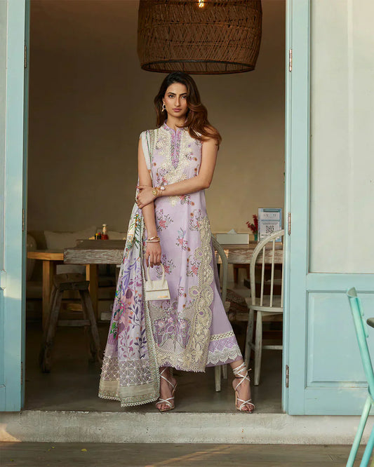 Faiza Saqlain | Liliana Luxury Lawn 24 | Nazeli - House Of Anaya