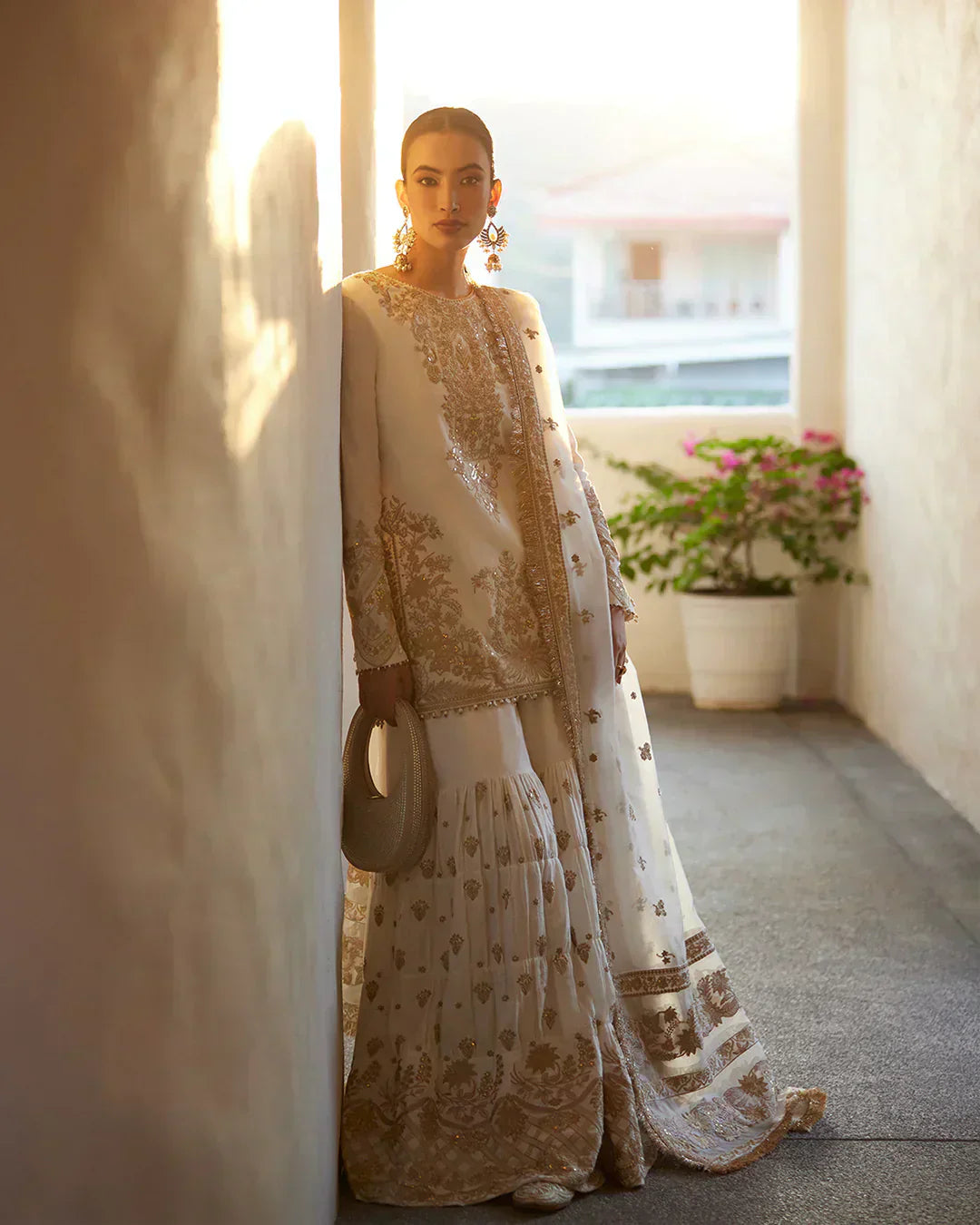 Faiza Saqlain | Liliana Luxury Lawn 24 | Mirhana - House Of Anaya