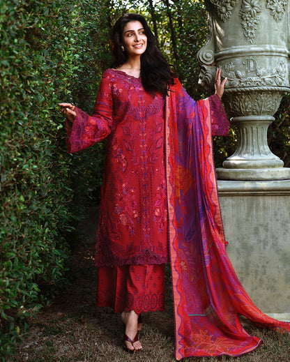 Mushq | Amoi Luxury Lawn | Falling Petals