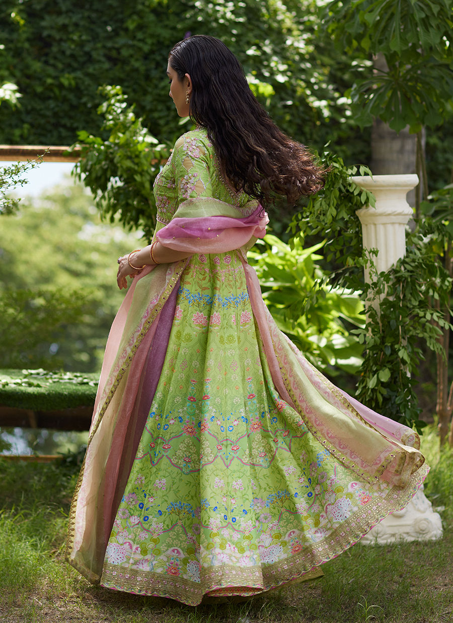 Farah Talib Aziz | Mayna Festive Prints 24 | Limees Kalidaar With Dupatta