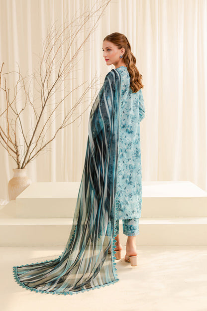 Farasha | Printed Essentials | AQUA BERYL - House Of Anaya