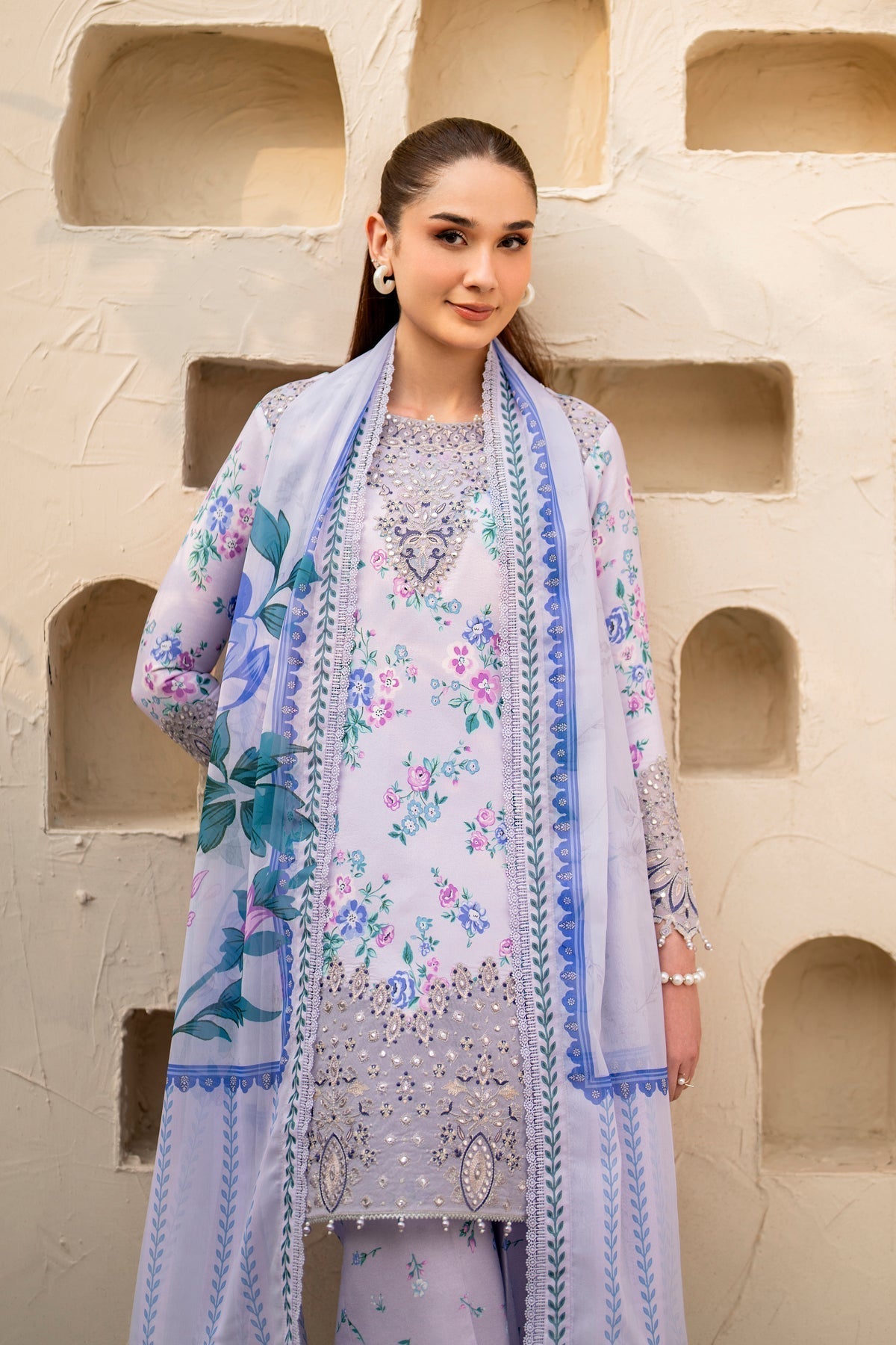 Alizeh | Levana Lawn | Flake - House Of Anaya
