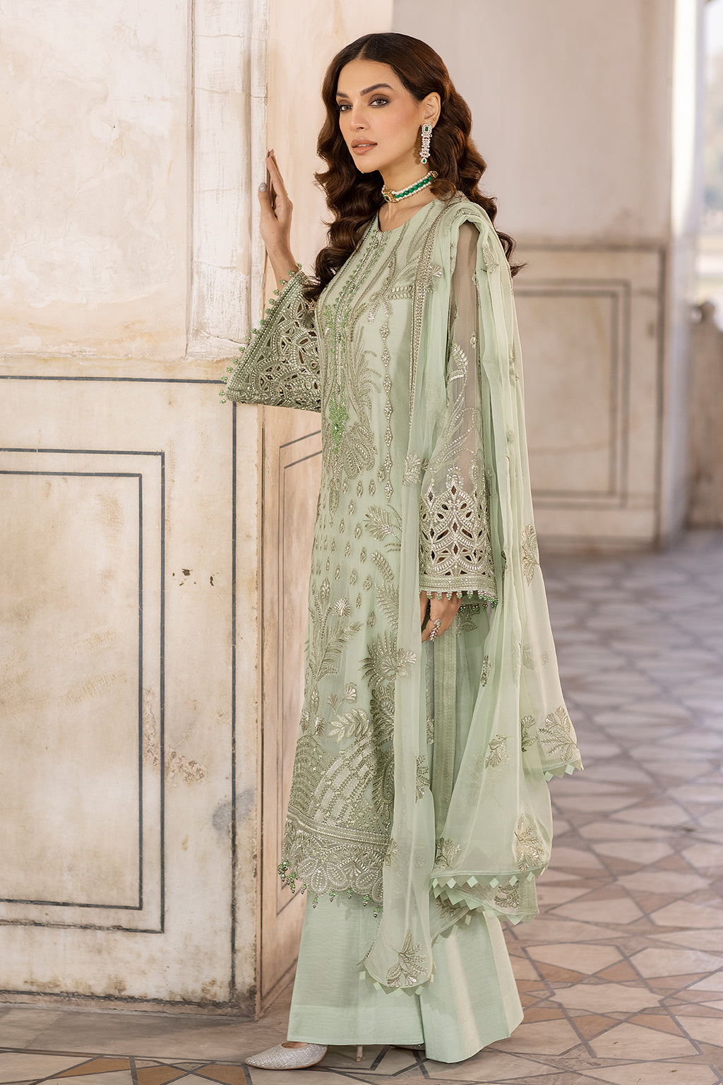 Flossie | Safeera Formals vol 13 | LUSTER GREEN