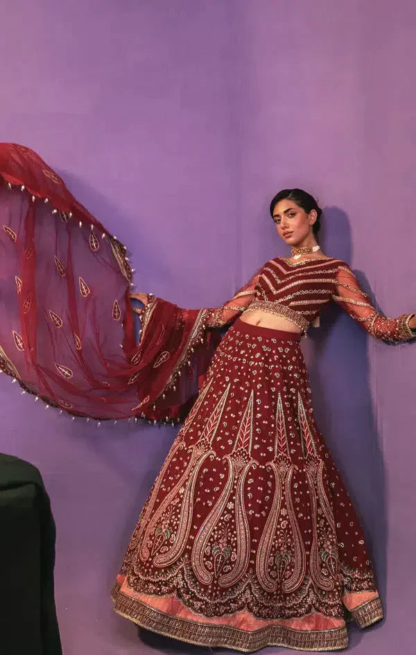 Gisele | Zarish Festive Collection 23 | Lalzari - House Of Anaya