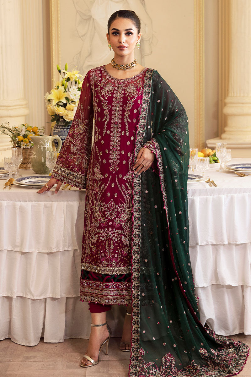 Gulaal | Embroidered Chiffon 24 | Blanca - House Of Anaya