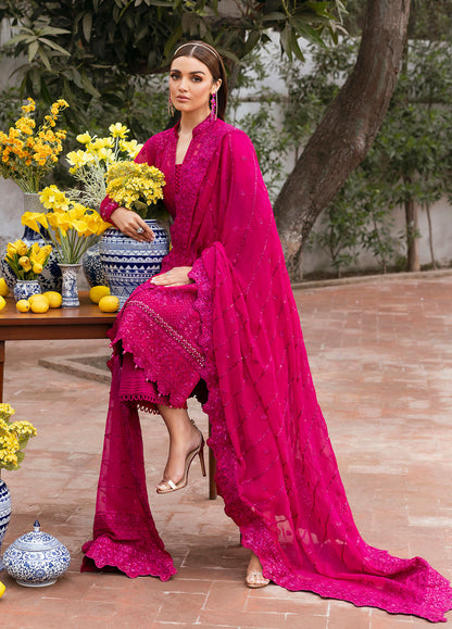 Gulaal | Reverie Embroidered Chiffon | ZEVIRA - House Of Anaya