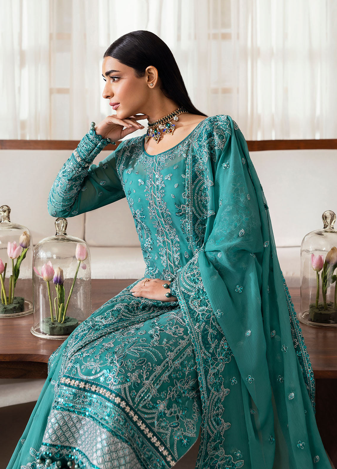 Gulaal | Reverie Embroidered Chiffon | MIRAL