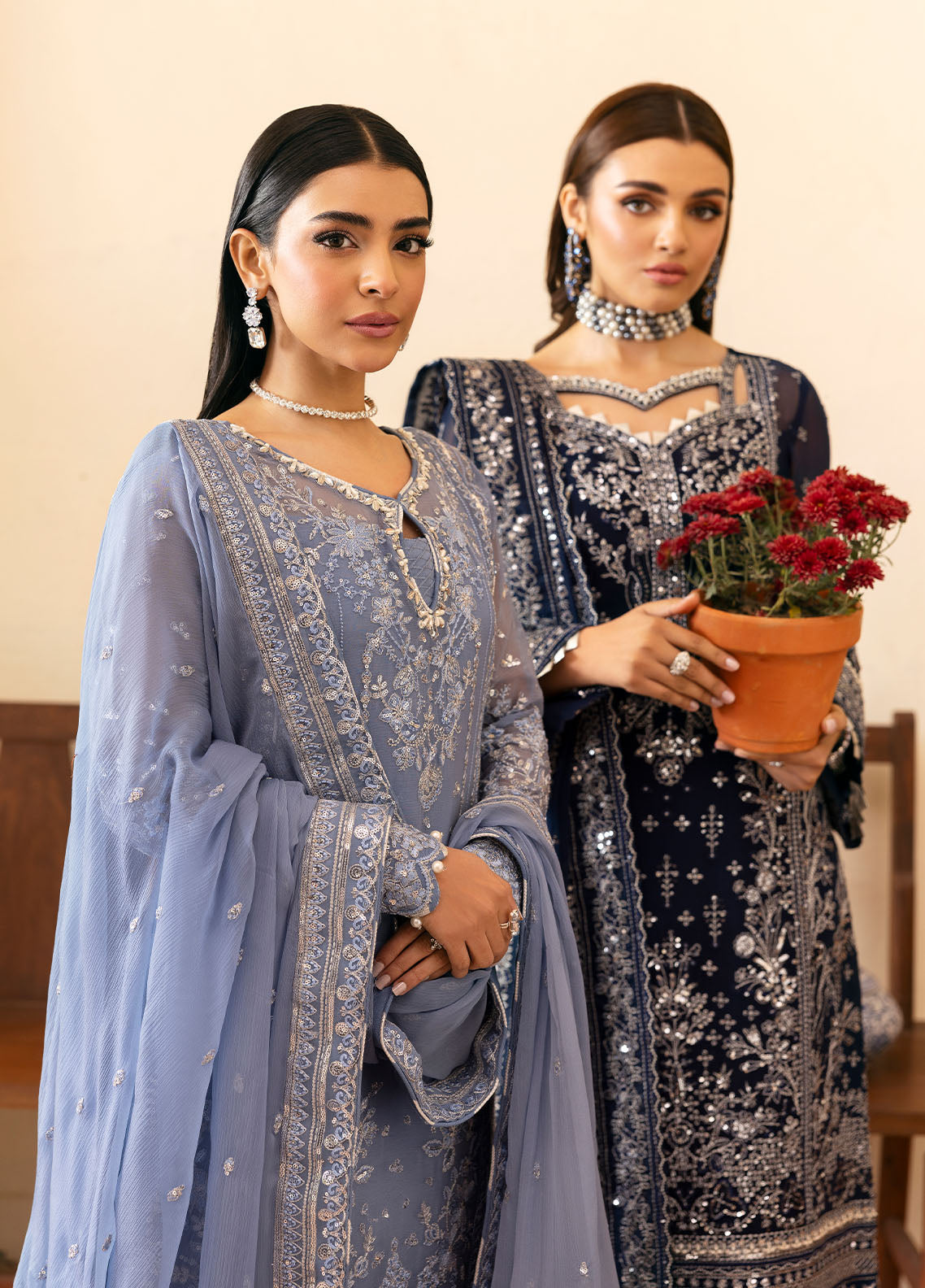 Gulaal | Reverie Embroidered Chiffon | ARISTA - House Of Anaya
