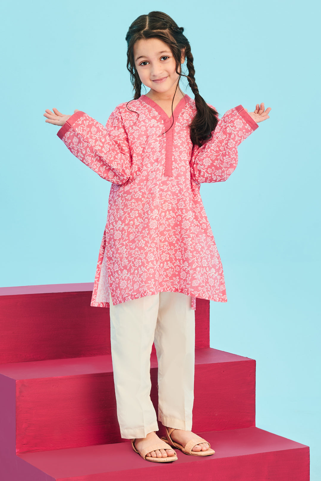 Zellbury Girls | 1 Piece Khaddar | Kurta - 1693 - Libasekhas