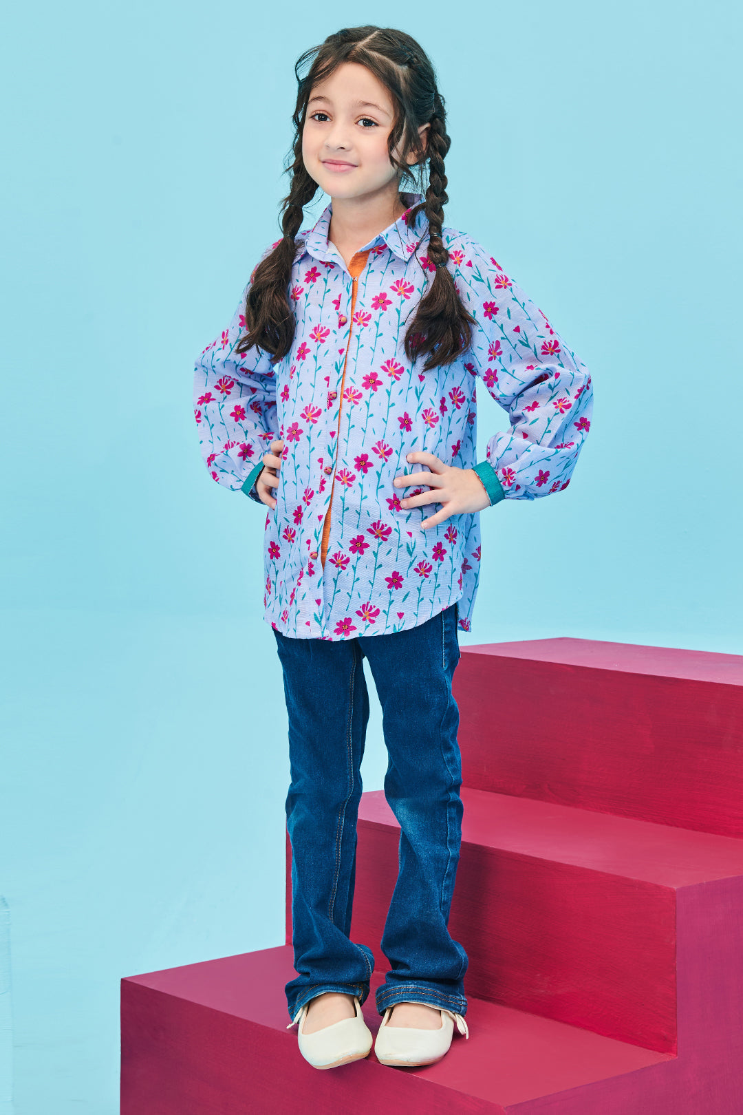 Zellbury Girls | 1 Piece Khaddar | Kurta - 1694 - Libasekhas