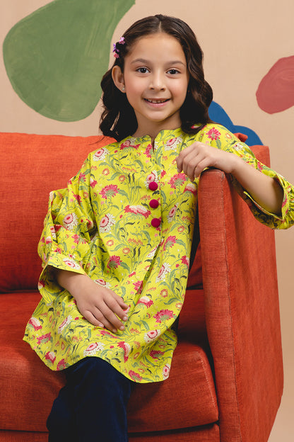 Zellbury Girls | 1 Piece Lawn | Kurta - 1306 - Libasekhas