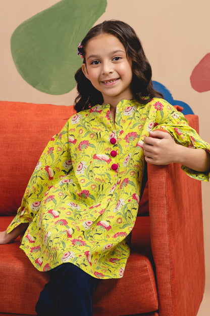 Zellbury Girls | 1 Piece Lawn | Kurta - 1306 - Libasekhas