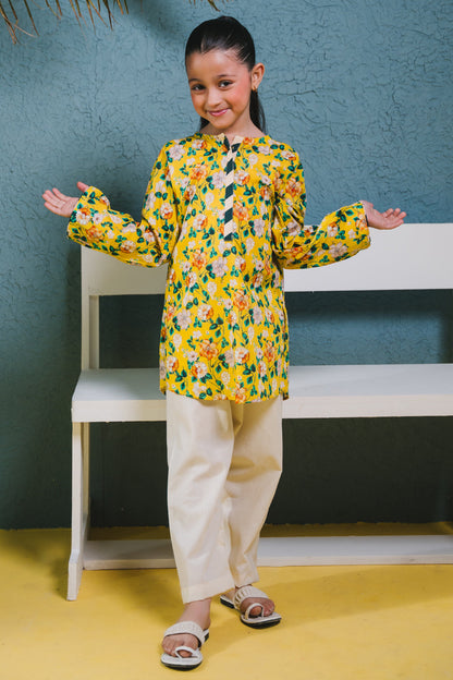 Zellbury Girls | 1 Piece Lawn | Kurta - 1384 - Libasekhas