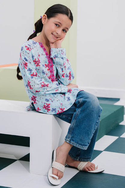 Zellbury Girls | 1 Piece Lawn | Kurta - 1387 - Libasekhas