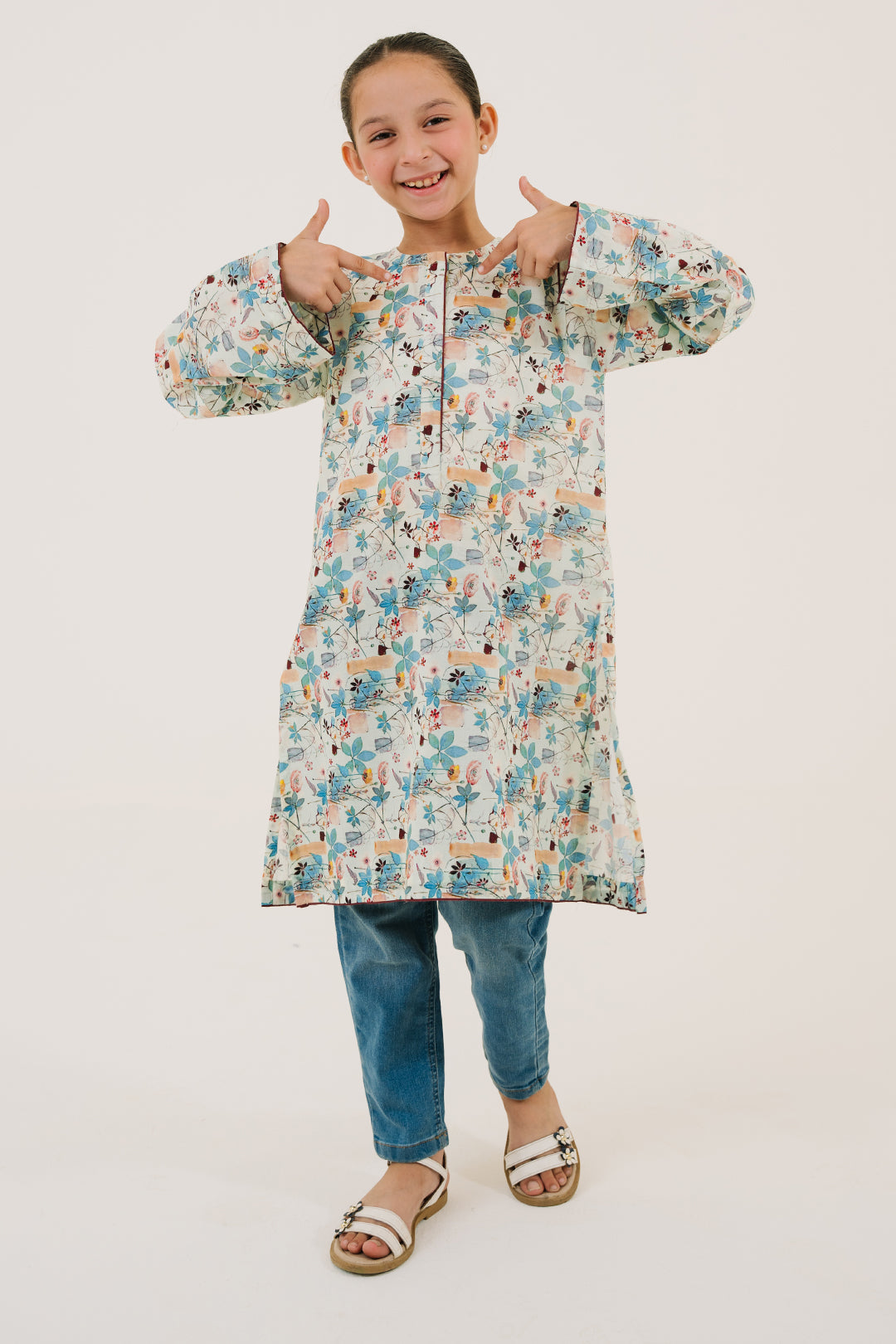 Zellbury Girls | 1 Piece Lawn | Kurta - 1436 - Libasekhas