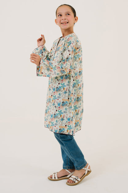 Zellbury Girls | 1 Piece Lawn | Kurta - 1436 - Libasekhas